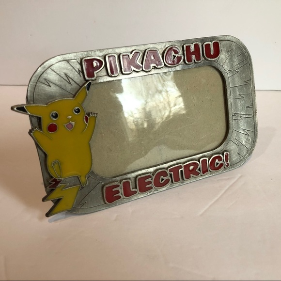 Pokémon Pikachu Pewter Enamel Picture Frame - Picture 2 of 8